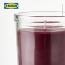 IKEA STORTSKON Lilin Beraroma Beri/Merah Dalam Gelas Tahan 40 Jam