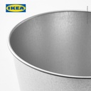 IKEA AKERBAR Pot Tanaman Galvanis 15cm