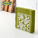 IKEA LIKSIDIG Tempat Penyimpanan Serbet Putih 16x16 cm