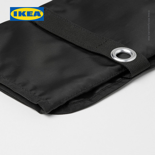 IKEA FODERSKOPA Tas Pengatur Kabel Serbaguna Hitam