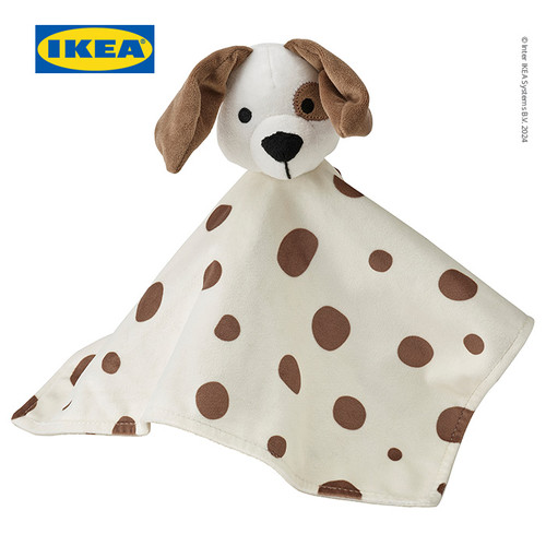 IKEA DROMSLOTT Selimut Kecil Dengan Boneka Bentuk Anjing 30x30cm