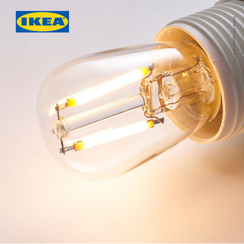 IKEA LUNNOM Bohlam Sign LED E14 100 Lumen 0.9W / 2200K Isi 2pcs