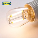 IKEA LUNNOM Bohlam Sign LED E14 100 Lumen 0.9W / 2200K Isi 2pcs