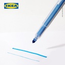 IKEA MALA Pena Tinta Berwarna Aneka Warna Set Isi 12pcs