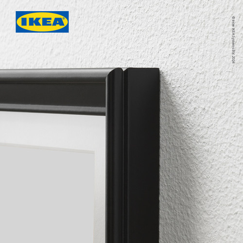 IKEA KNOPPANG Bingkai Foto Hitam 21x30cm