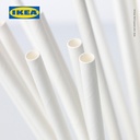 IKEA FORNYANDE Sedotan Minuman Kertas/Putih Isi 100pcs
