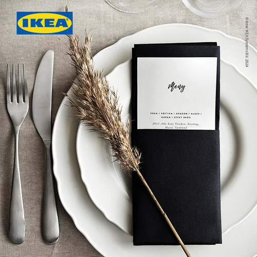 IKEA UPPLAGA Piring Kecil Putih 22cm