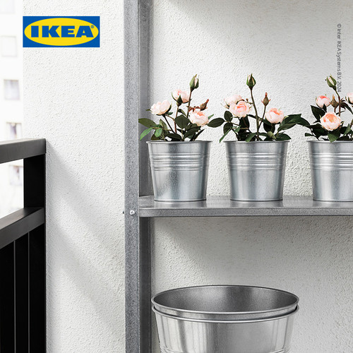 IKEA FEJKA Tanaman Hias Mawar Merah Muda Dalam Pot 9cm