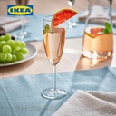 IKEA SVALKA Gelas Champagne Kaca Bening 21cl Isi 6pcs