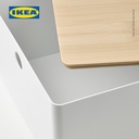 IKEA KUGGIS Penutup Kotak Bahan Bambu 26x35cm