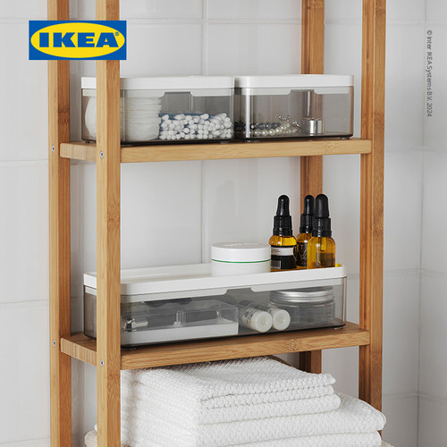 IKEA BROGRUND Kotak Penyimpanan Serbaguna Set Isi 3pcs