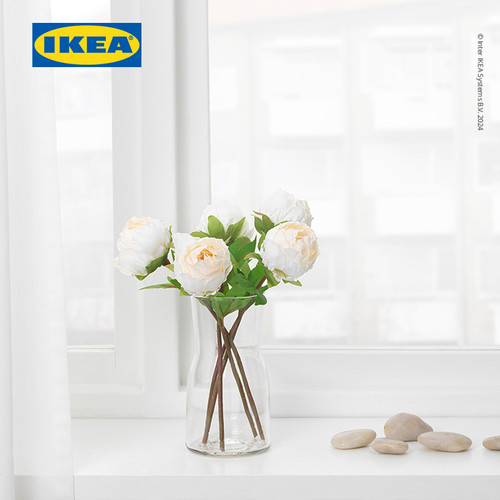 IKEA SMYCKA Bunga Artificial Paeonia untuk Dekorasi 30cm
