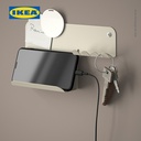 IKEA HAVREKROSS Rak Dinding Dengan Gantungan Serbaguna 23x13cm