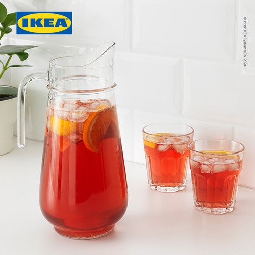 IKEA TILLBRINGARE Pitcher Kaca Bening Serbaguna 1.7L