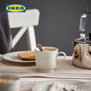 IKEA SANDSKADDA Mug / Gelas Minum Abu-Abu Muda/Krem 27cl