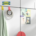 IKEA LATTHET Kait dan Klip Untuk Pintu Kabinet Aneka Warna Isi 4pcs