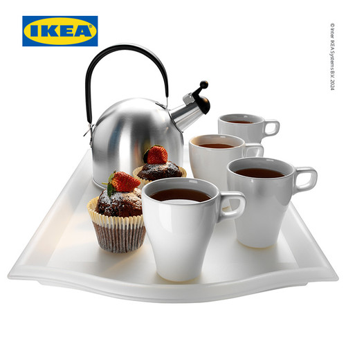 IKEA SMULA Nampan Baki Transparan 52x35cm