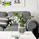 IKEA POMP Vas Bunga Kaca Bening Serbaguna 18cm