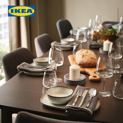 IKEA DYRGRIP Gelas Anggur Kaca Bening 58cl