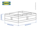 IKEA SKUBB Kotak Penyimpanan Dengan Kompartemen 44x34x11cm