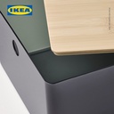 IKEA KUGGIS Penutup Kotak Bahan Bambu 26x35cm