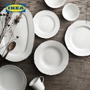 IKEA UPPLAGA Mangkuk Saji Putih 26cm