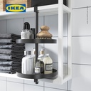 IKEA ENHET Rak Putar Lemari Hitam 40x21cm