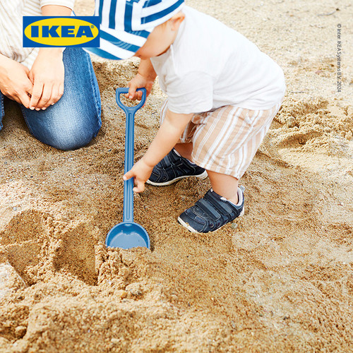 IKEA SANDIG Sekop Pasir Main Anak Biru 40cm