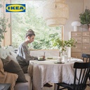 IKEA ADLAD Lilin Kecil Beraroma Hutan Skandinavia/Putih Tahan 3.5 Jam Isi 30pcs