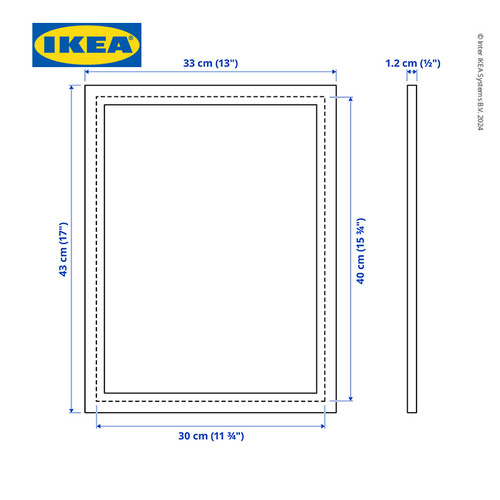 IKEA FISKBO Bingkai Foto 30x40cm