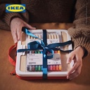 IKEA MALA Pena Tinta Berwarna Aneka Warna Set Isi 12pcs