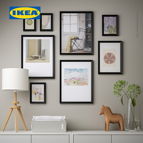 IKEA KNOPPANG Bingkai Foto Hitam 21x30cm