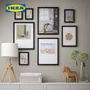 IKEA KNOPPANG Bingkai Foto Hitam 21x30cm