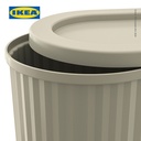 IKEA DAMMANG Tempat Sampah dengan Tutup Kapasitas 26L