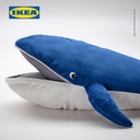 IKEA BLAVINGAD Boneka Paus Biru 100cm