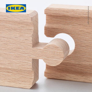 IKEA LILLABO Set Mainan Kereta Api Dengan Rel Isi 20pcs