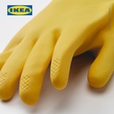 IKEA RINNIG Sarung Tangan Pembersih Kuning Ukuran S Isi 2Pcs