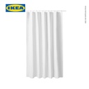 IKEA LUDDHAGTORN Tirai Shower 180x200cm