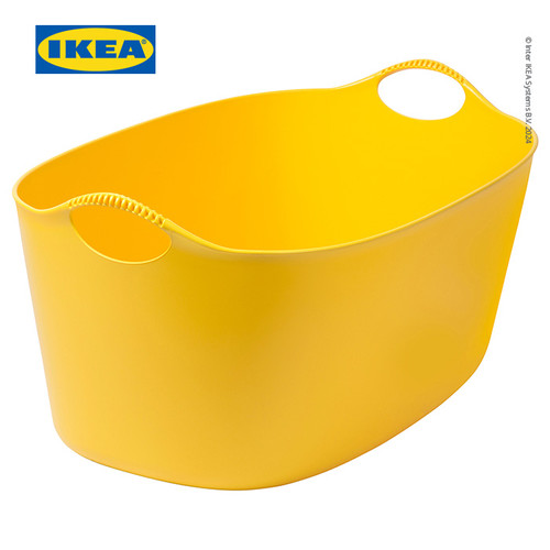 IKEA TORKIS Keranjang Cucian / Pakaian Kotor Fleksibel 35L