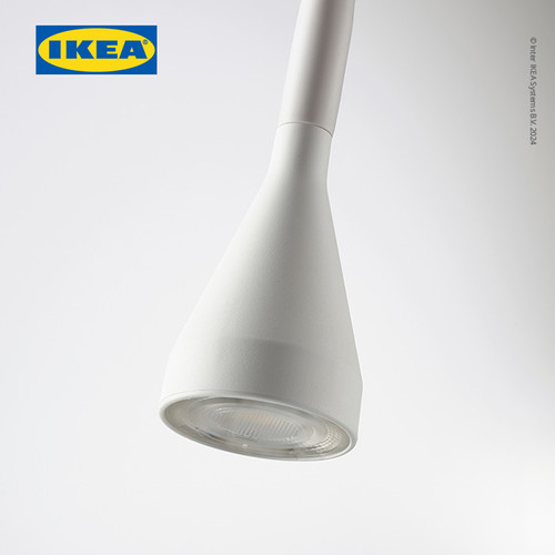 IKEA NAVLINGE Lampu Sorot Jepit LED Putih