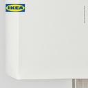 IKEA TOMELILLA Lampu Meja Minimalis Dilapisi Nikel/Putih 36cm