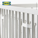 IKEA LEN Bantalan Pelindung Keranjang Bayi Putih 60x120 cm