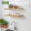 IKEA KUNGSFORS Rak Dapur Dinding Bahan Bambu 60 cm