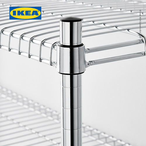 IKEA OMAR Unit Rak Penyimpanan Serbaguna Galvanis 46x36x94 cm
