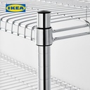 IKEA OMAR Unit Rak Penyimpanan Serbaguna Galvanis 46x36x94 cm