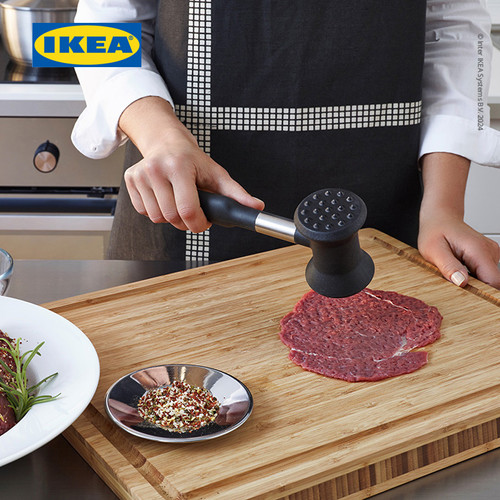 IKEA 365+ VARDEFULLO Pemukul Daging Hitam