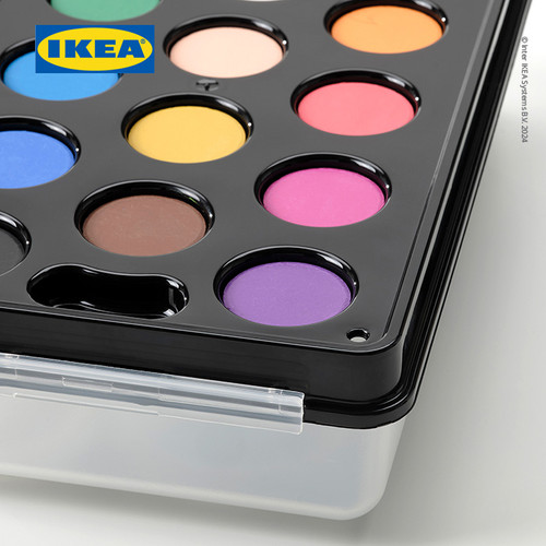 IKEA MALA Set Kotak Cat Air Warna Campuran