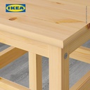 IKEA ODDVAR Bangku Minimalis Serbaguna Kayu Pinus