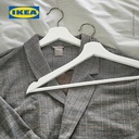 IKEA BUMERANG Gantungan Baju Putih Isi 8pcs