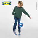 IKEA SPARKA Boneka Bola Mainan Biru/Merah 12cm